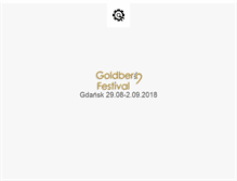 Tablet Screenshot of goldbergfestival.pl
